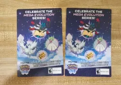 2 x Mega Evolutions Pokemon TCG LIVE Code Card NEW 1000 Credits & 8 Ultra Rare - Image 2