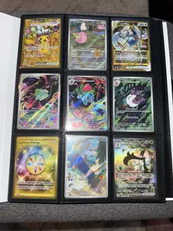 Pokemon Binder Collection Scarlet Violet, Mega Evolutions, SARs IRs And More!! - Image 1