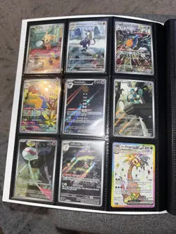 Pokemon Binder Collection Scarlet Violet, Mega Evolutions, SARs IRs And More!! - Image 2