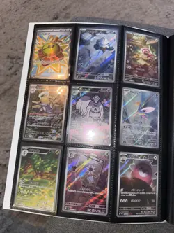 Pokemon Binder Collection Scarlet Violet, Mega Evolutions, SARs IRs And More!! - Image 4