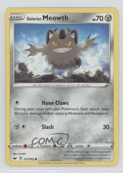 Galarian Meowth Pokemon Sword & Shield #127 - Image 1