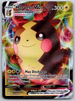 Morpeko VMAX 038/072 Shining Fates NM Pokemon Card TCG - Image 1