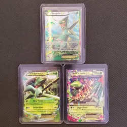 Sceptile EX + Mega Sceptile EX + Sceptile EX Full Art- Pokemon Cards - Lot #74 - Image 1