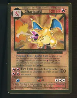 Pokemon Card Charizard 4/102 Metal Gold Ultra Premium Collection Celebrations - Image 1