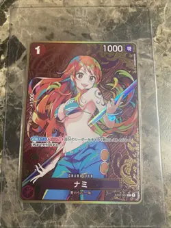 Nami ST01-007 Parallel Gold THE BEST Storage Box Set ONE PIECE Card Japanese NM - Image 1