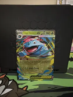 Mega Venusaur EX 003/132 Mega Evolution Holo Rare Pokemon Card NM - Image 1