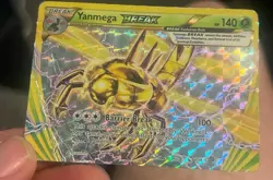 Yanmega Break Steam Siege Ultra Rare Pokemon TCG Card 8/114 XY HP - Image 1