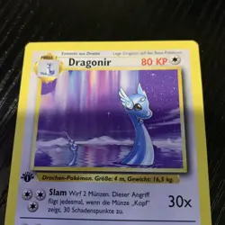Pokemon TCG Dragonair Base Set 1st Edition Rare Card 18/102 - Image 3