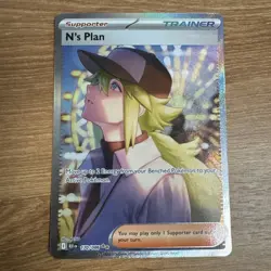 N's Plan Sir 170/086 English Pokemon Card Black Bolt - Image 1