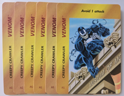 Vintage Marvel Overpower CCG Large Venom Lot 1 Hero + 6 Specials 32 CARDS! - Image 5