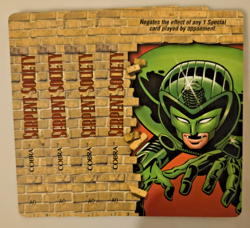 Vintage Marvel Overpower CCG Serpent Society 4 Specials 18 Card Lot - Image 2