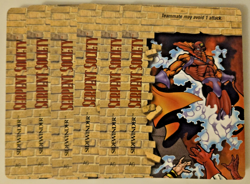 Vintage Marvel Overpower CCG Serpent Society 4 Specials 18 Card Lot - Image 5