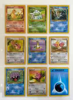 Pokemon Card Binder Collection - Vintage Card Lot | 1999-2000 WOTC Rare/Uncommon - Image 1