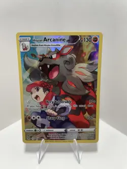 Hisuian Arcanine TG08/TG30 Lost Origin Trainer Gallery Ultra Rare Pokemon Card - Image 1