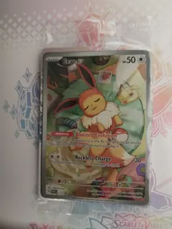 Pokemon TCG Eevee IR Scarlet And Violet Prismatic Evolutions Promo Card - Image 1