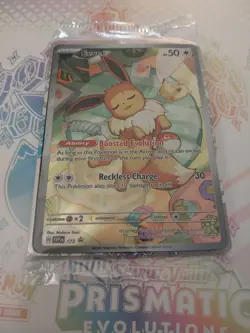 Pokemon TCG Eevee IR Scarlet And Violet Prismatic Evolutions Promo Card - Image 2