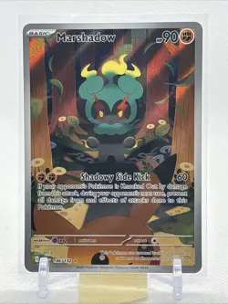 Pokemon TCG Marshadow Full Art Holo Card Mega Evolutions 146/132 - Image 1