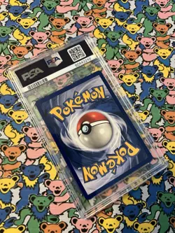 1999 Pokemon Game Psychic Energy Card PSA 8 Graded #101 - Image 2