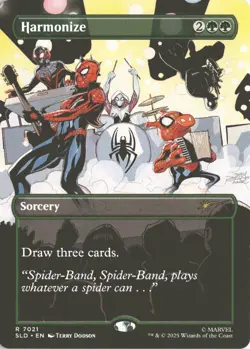 MTG Harmonize (7021) *Non-Foil* Secret Lair: Spider-Man Bonus Card MT/NM - Image 1