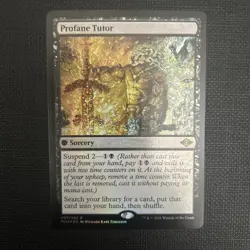 2021 MTG Magic the Gathering Modern Horizons 2 MH2 Retro Foil #97 Profane Tutor - Image 1