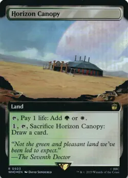 MTG Horizon Canopy (Extended Art) Foil NM Doctor Who Magic 503 - Image 1
