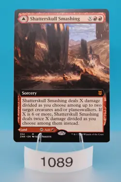 MTG Shatterskull Smashing (Extended Art) Zendikar Rising Regular #354 - Image 1
