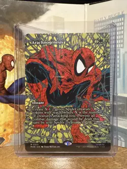 Arachnogenesis (Borderless) - Spider-Man - Magic: The Gathering 0031 NM - Image 1