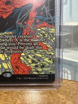 Arachnogenesis (Borderless) - Spider-Man - Magic: The Gathering 0031 NM - Image 3