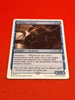 MTG Displacer Kitten(White Border) Mystery Booster 2 Regular - Image 2