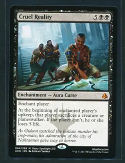 Cruel Reality - Magic MTG 2017 Amonkhet - NM/M - Image 1