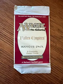 1994 Magic the Gathering Fallen Empires Booster Factory-Sealed WOTC TCG MTG New - Image 1