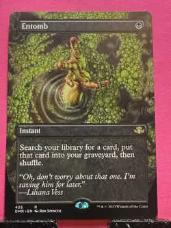 Entomb (Borderless) Dominaria Remastered Regular - Image 3