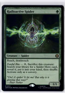 Radioactive Spider 111 MTG Marvel's Spider-Man FOIL NM/M - Image 1