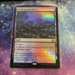 Underground River (FOIL) x1 - MTG The Brothers' War BRO #267 - Image 1