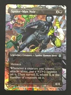 Magic The Gathering MTG Spider-Man Noir (Borderless) Marvel's Spider-Man 0204 - Image 1