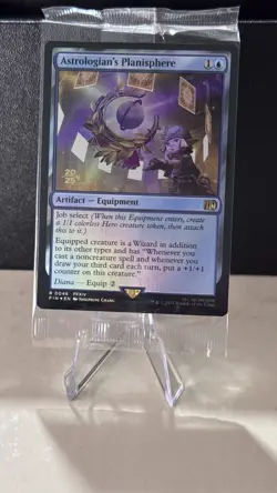 Astrologian’s Planisphere - Foil Prerelease Promo - Sealed & Stamped - MTG - Image 1
