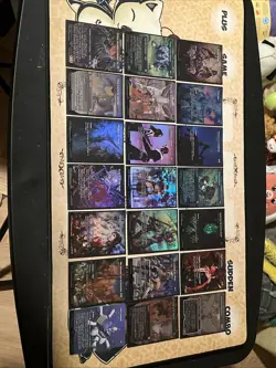 Final Fantasy Mtg Uncommon Borderless Foil Card Lot 21x Near Mint Cards No Dupes - Image 1