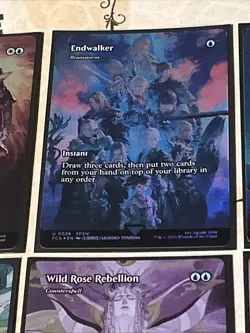 Final Fantasy Mtg Uncommon Borderless Foil Card Lot 21x Near Mint Cards No Dupes - Image 3