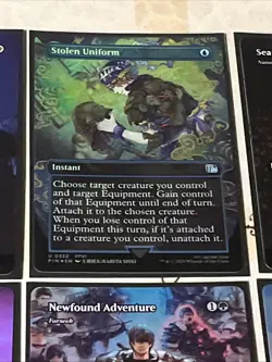 Final Fantasy Mtg Uncommon Borderless Foil Card Lot 21x Near Mint Cards No Dupes - Image 5