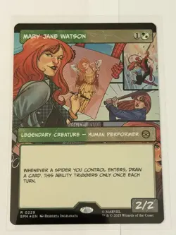 Mary Jane Watson Borderless Marvel's Spider-Man Foil 229 - Image 1