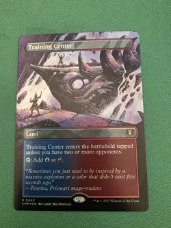 Training Center Borderless Commander Masters Foil MTG 665 - Image 1