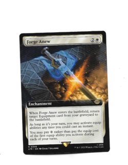 Magic The Gathering MTG Forge Anew LTR EN 0349 R Extended Art Card NM - Image 1