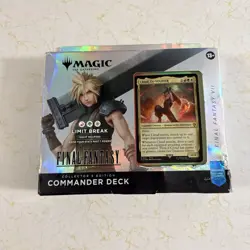 Limit Break COLLECTOR Commander Deck Final Fantasy SEALED MTG FFVII (Box Damage) - Image 1