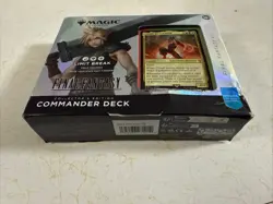Limit Break COLLECTOR Commander Deck Final Fantasy SEALED MTG FFVII (Box Damage) - Image 2