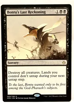 MTG Bontu's Last Reckoning Hour of Devastation 060/199 NM - Image 1