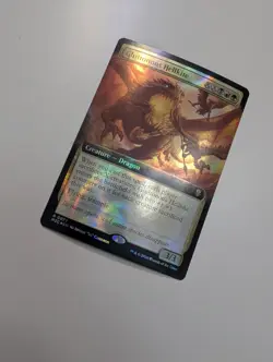 MTG - Gluttonous Hellkite (Extended Art Ripple Foil) - Commander: M3C NM/M Cond - Image 2