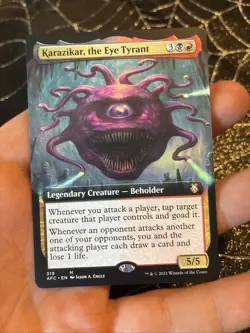 Karazikar, the Eye Tyrant (Extended Art) Commander: Adventures in the Forgotten - Image 1
