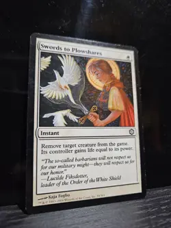 ​MTG Swords to Plowshares - Ice Age - Lightly Played/Reg English - Image 1
