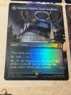 Balamb Garden, SeeD Academy (Borderless) Final Fantasy Foil Card Lot 4x Lands - Image 5