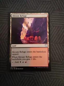 mtg akoum refuge commander 2018 - Image 1